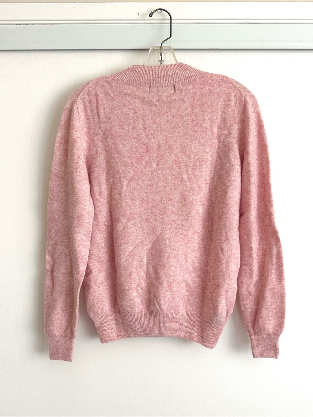 Soft Pink Women”s Merino Crewneck Sweater